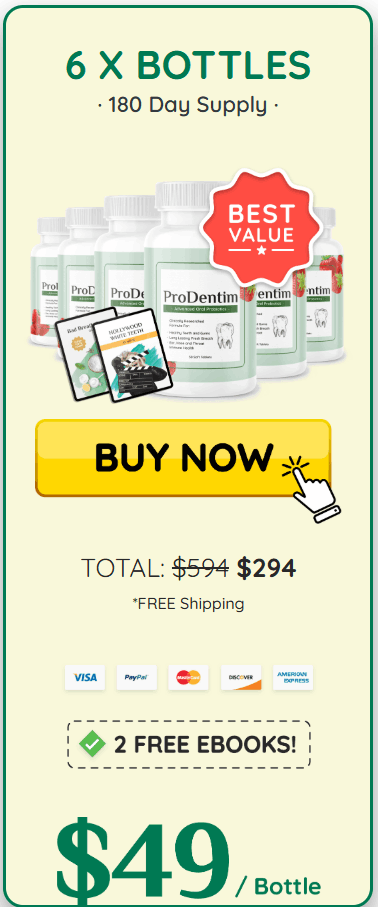 ProDentim™ - 6 Bottles Oral Health Supplement Offer